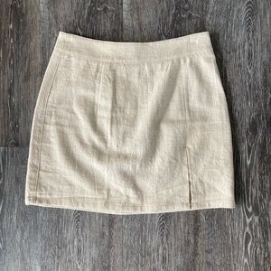 Lioness THE LOLA MINI SKIRT OATMEAL
